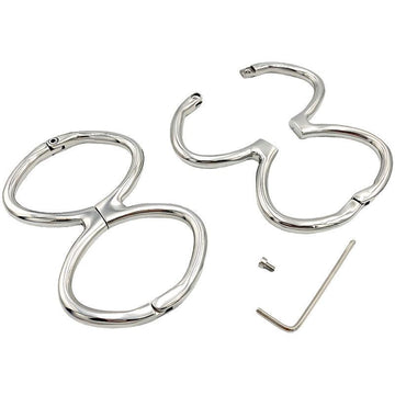 THORN GARDEN™ 0.15kg Stainless Steel 8 shape handcuff free shipping