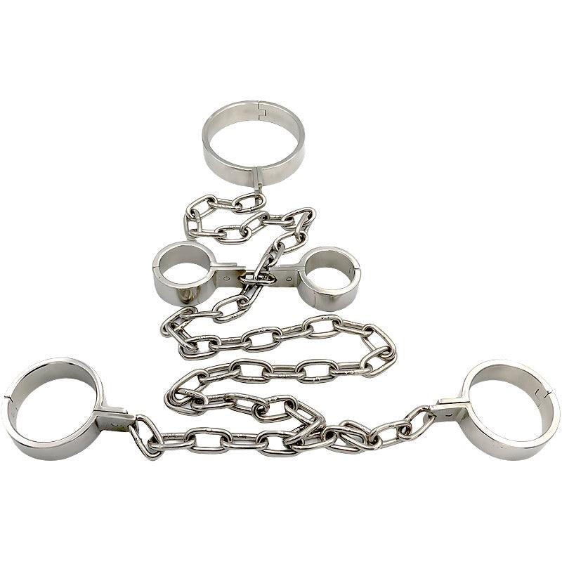 THORN GARDEN™ 3600g 3cm heigh Integrated neck hand and foot cuffs free shipping