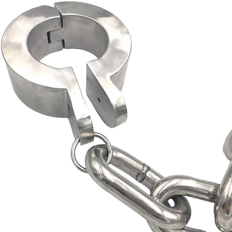 THORN GARDEN™ 12/14kg 6cm heigh 3cm thick stainless steel ankle cuffs and free shipping