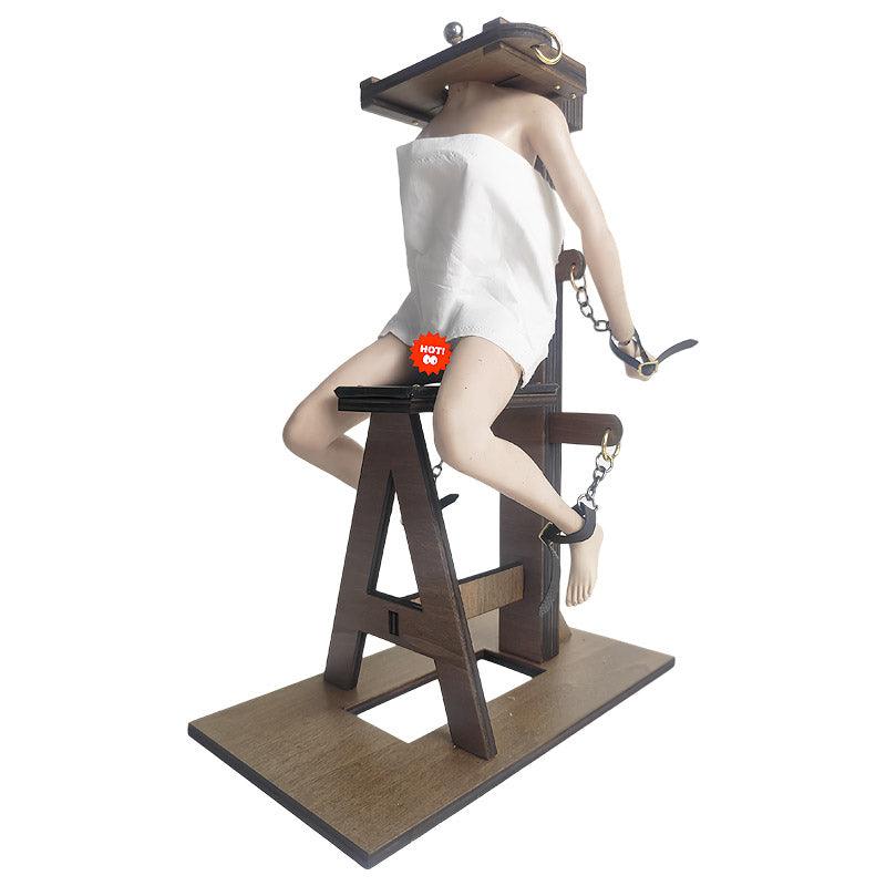 THORN GARDEN™ Custom style handmade solid wood wooden bondage chair