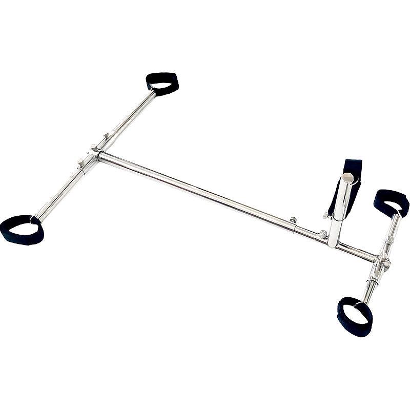 THORN GARDEN™ Stainless steel Doggy Style Bondage Rack with Textile cuffs - free shipping
