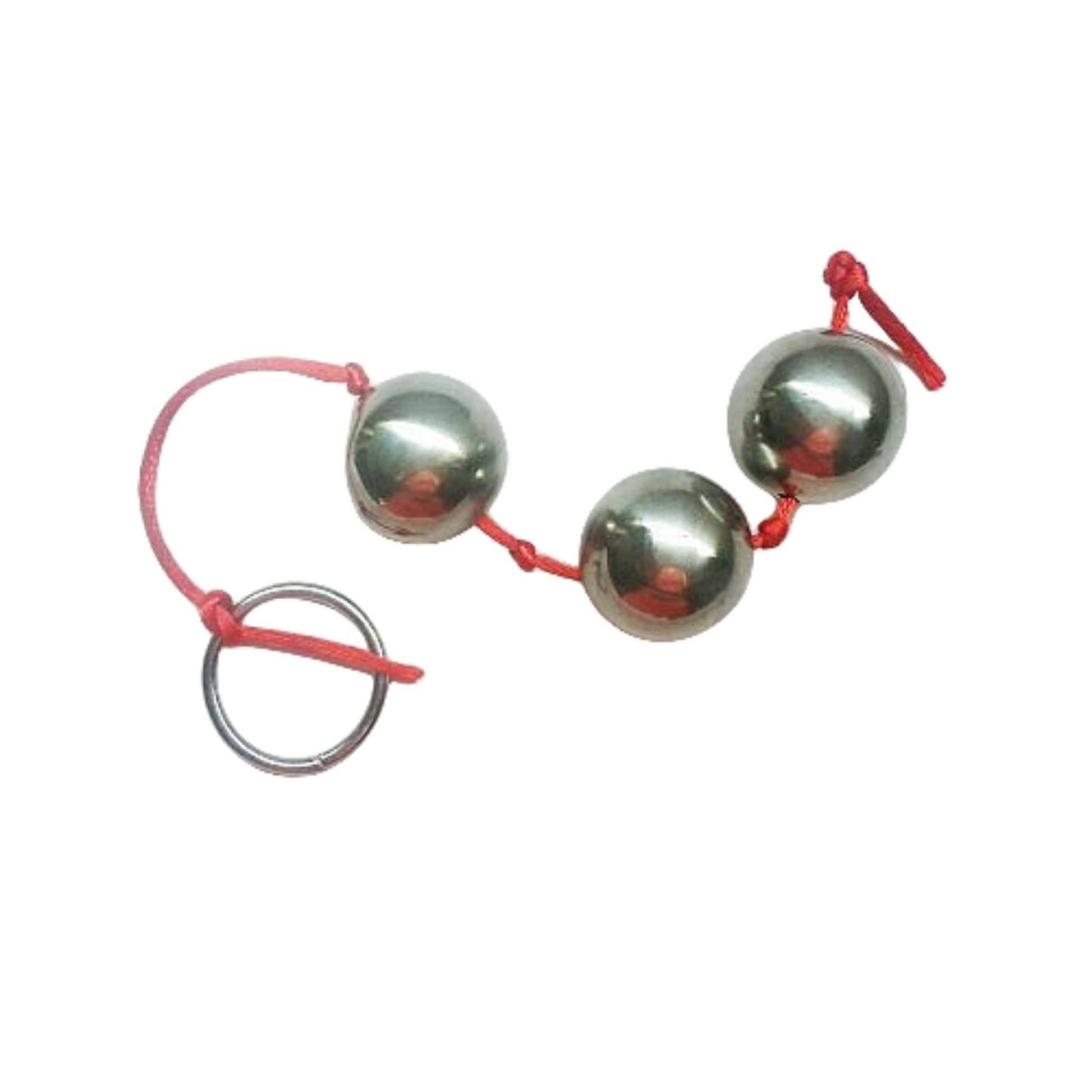 THORN GARDEN™ Large Stainless Steel Pull Chain Beads - 304 Oxidation-Free Construction, 2.5cm Diameter Spheres