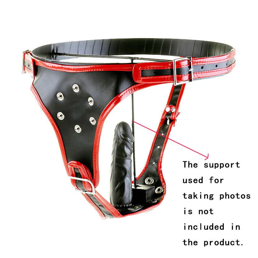 THORN GARDEN™ Removable dildo leather pants free shipping