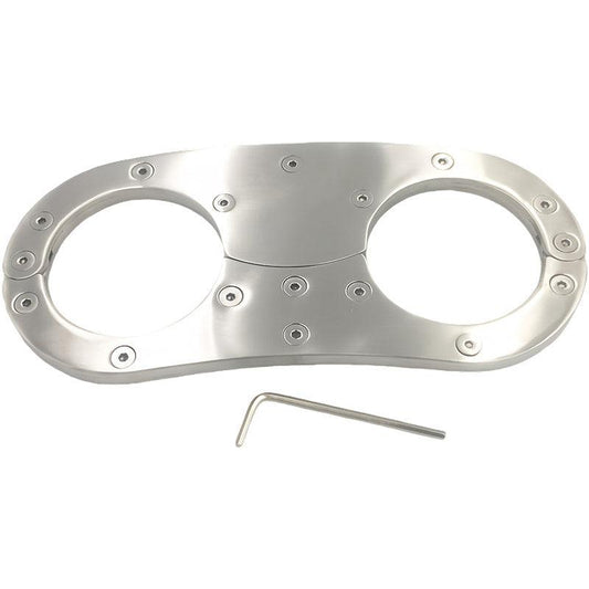 THORN GARDEN™ about 600g Stainless steel classical handcuffs with free shipping