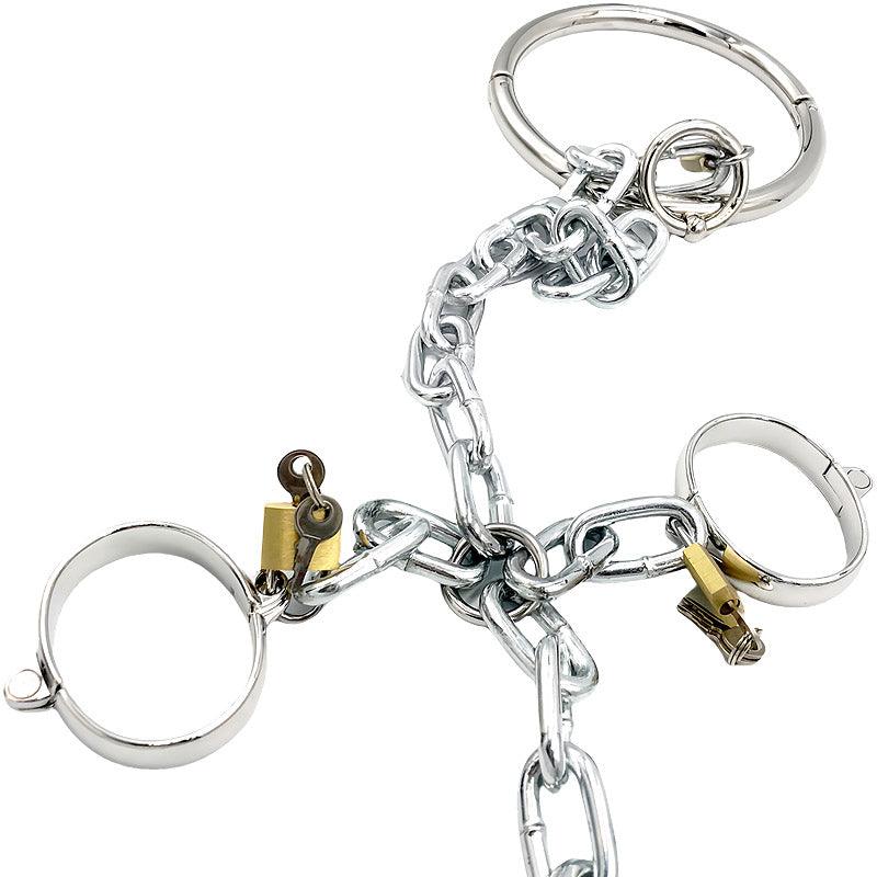 THORN GARDEN™ about 2200g 1.4cm heigh Hand, foot and neck shackles set free shipping
