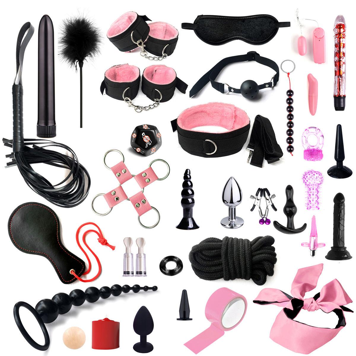 THORN GARDEN™ bdsm toy bondage set with butt plug and nipple clamps