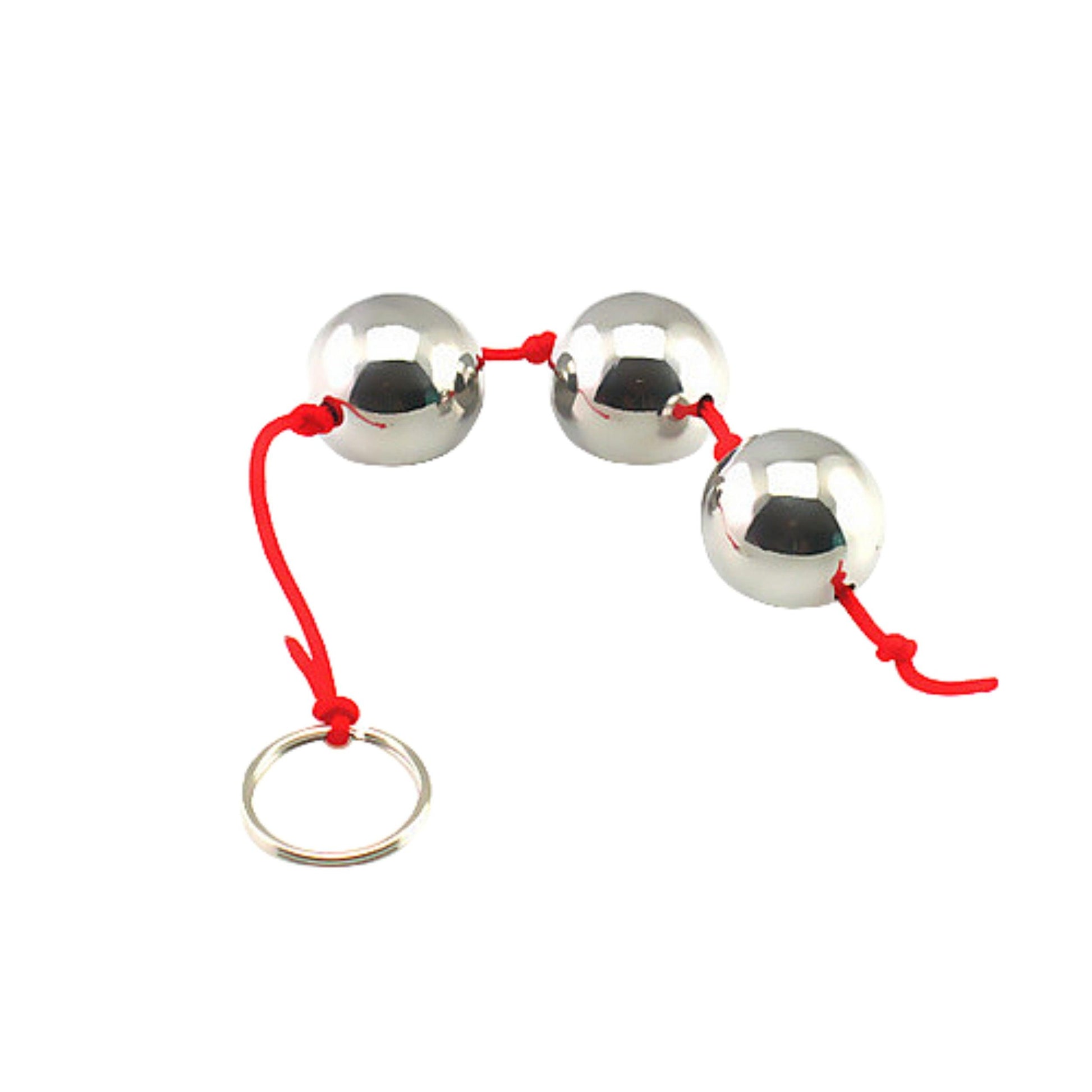 THORN GARDEN™ Large Stainless Steel Pull Chain Beads - 304 Oxidation-Free Construction, 2.5cm Diameter Spheres