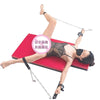 THORN GARDEN™ red leather bdsm bondage chair with sex machine and free shipping
