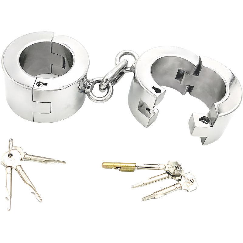 THORN GARDEN™ 4.5kg 6cm heigh heavy duty key lock handcuffs free shipping