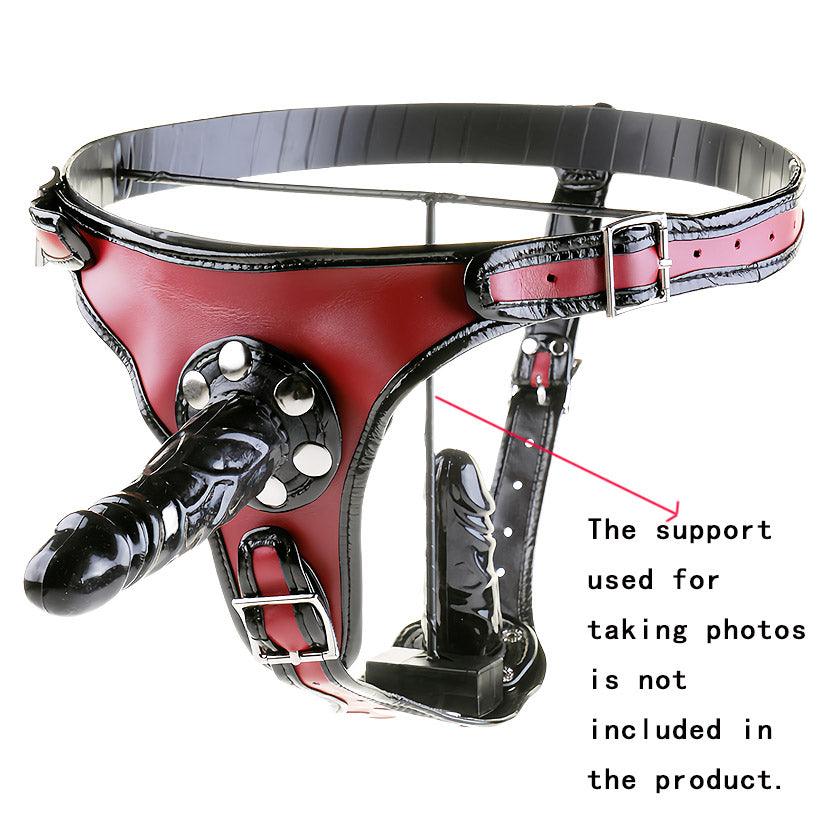 THORN GARDEN™ Removable dildo leather pants free shipping