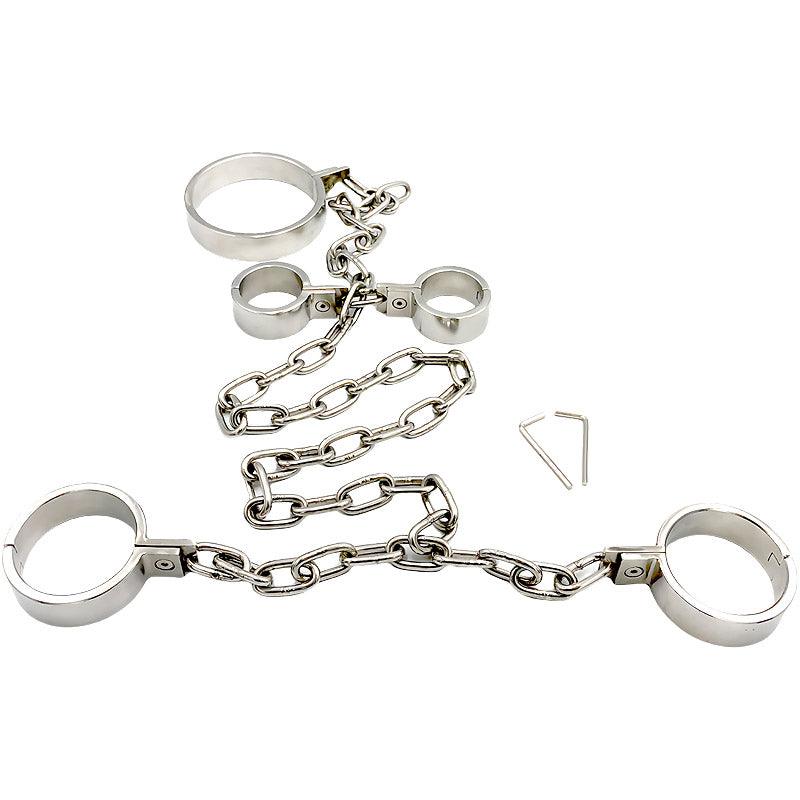 THORN GARDEN™ 3600g 3cm heigh Integrated neck hand and foot cuffs free shipping