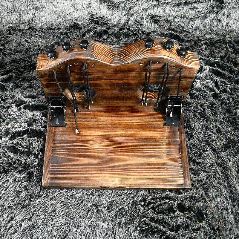 THORN GARDEN™ foot-tickling wooden pillory