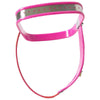 THORN GARDEN™ Pink single wire chastity belt for women, can be used with anal plug and vaginal plug