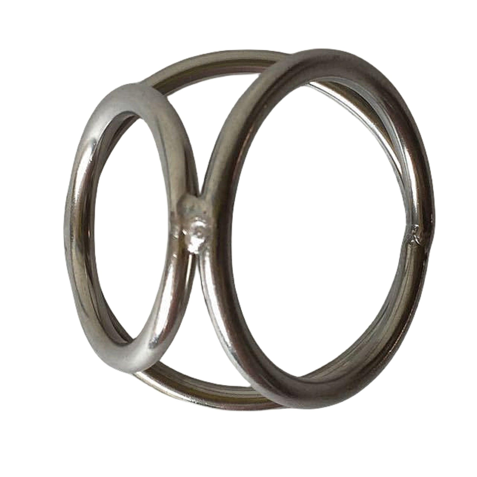 THORN GARDEN™ Extra Large Stainless Steel Male Delay Cock Ring Set