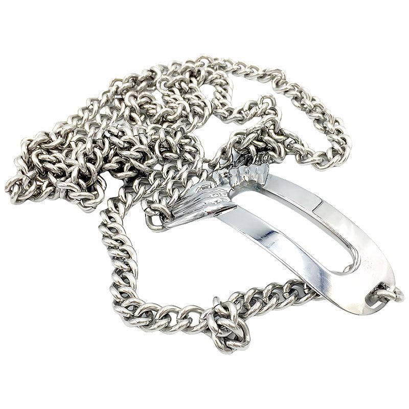 THORN GARDEN™ Stainless steel female invisible chastity belt with lock free shippng