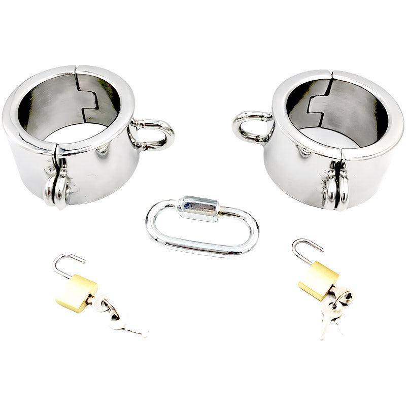 THORN GARDEN™ about 1kg 4cm heigh Stainless steel padlock handcuffs free shipping