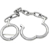 THORN GARDEN™ 1600g stainless steel bdsm handcuffs with chain and free shipping