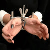 THORN GARDEN™ 0.75kg Stainless steel combination lock handcuffs with free shipping