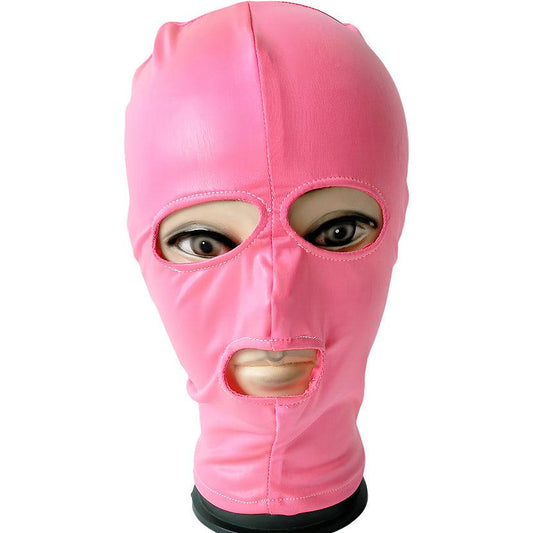 THORN GARDEN™ Elastic pink bondage hood free shipping