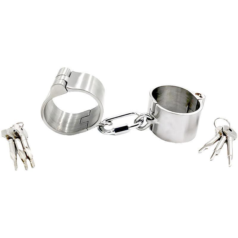 THORN GARDEN™ 0.75kg 4cm heigh Stainless steel latch lock handcuffs with free shipping