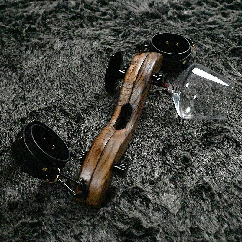 THORN GARDEN™ Cock and Ball Torture Solid Wood Scrotum Clamp Free Shipping
