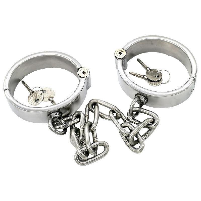 THORN GARDEN™ 2900g bdsm Stainless Steel Shackles Restraint Set and free shipping