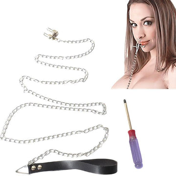 THORN GARDEN™ Stainless steel chain bdsm nose hook free shipping