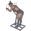 kneeling  bondage rack