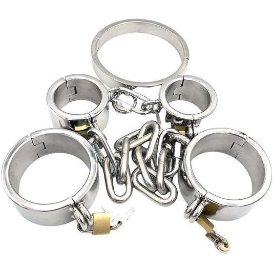 THORN GARDEN™ 6.17Ib 1.57in heigh Hand, foot and neck restraint set free shipping