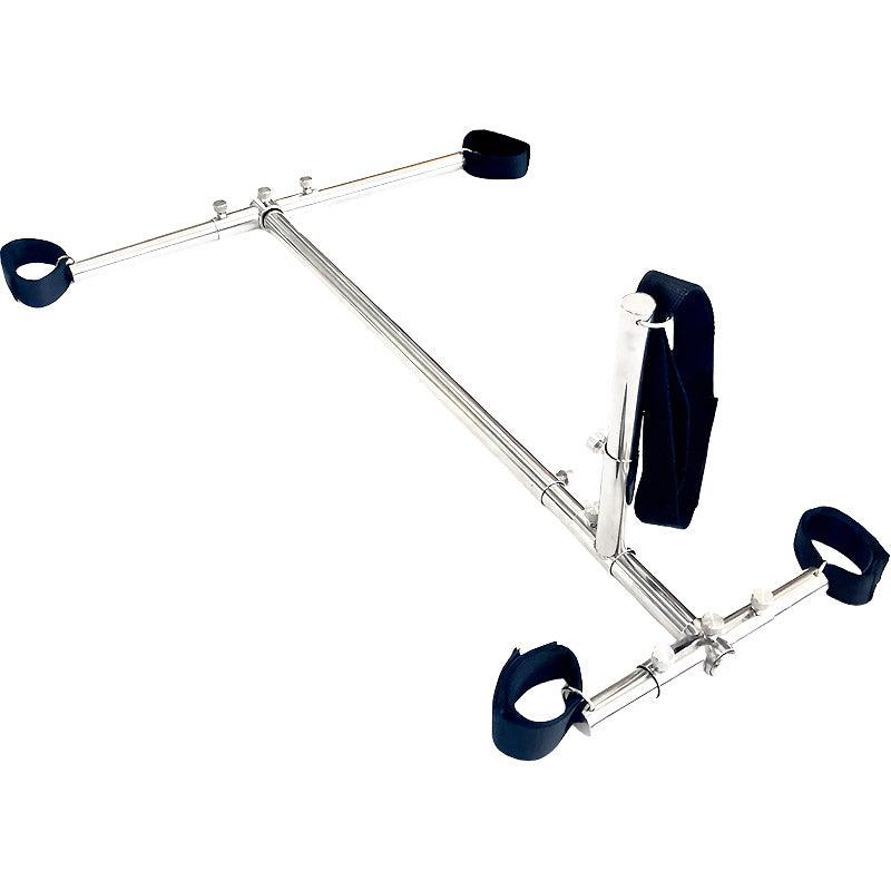 THORN GARDEN™ Stainless steel Doggy Style Bondage Rack with Textile cuffs - free shipping