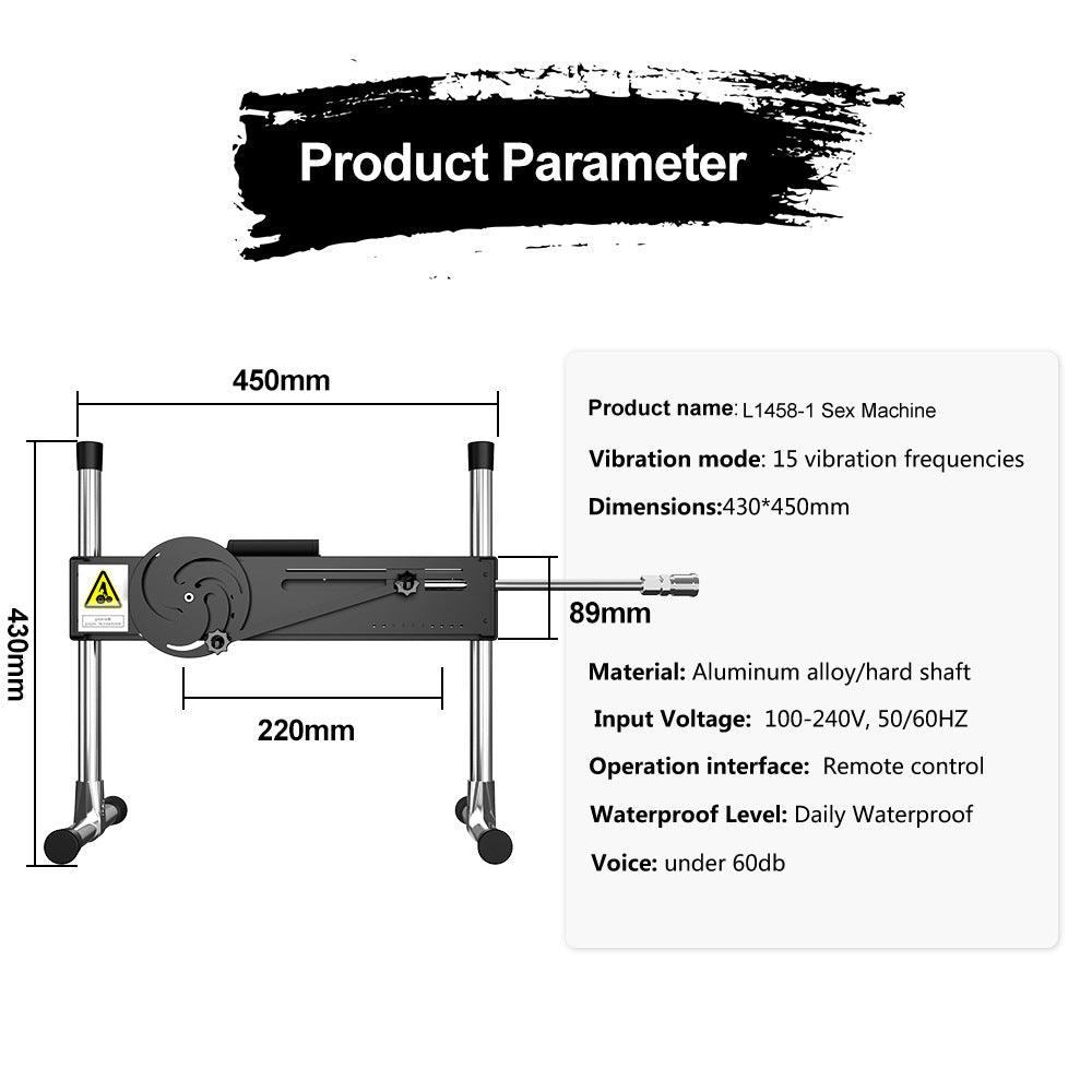 THORN GARDEN™ sex machine with 2penis and free shipping