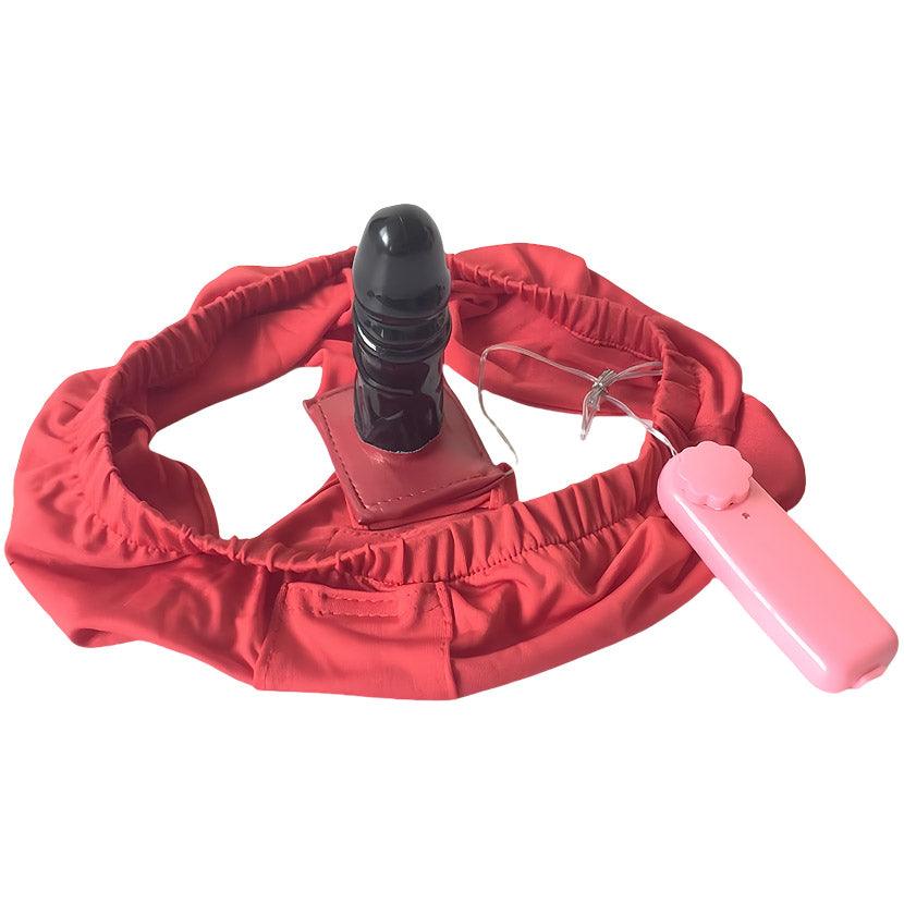 THORN GARDEN™ 3.54in long vibration dildo high elastic underwear free shipping