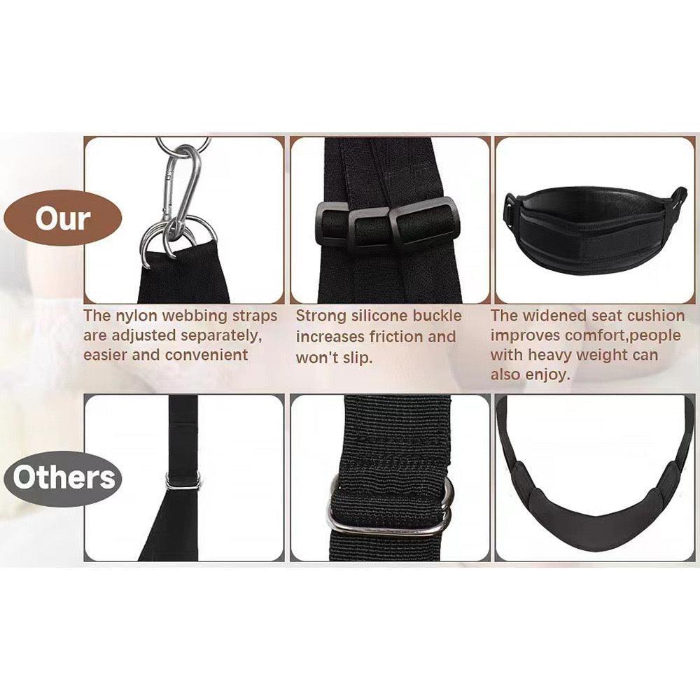 THORN GARDEN™ Enhance Intimacy: Luxurious Swing Leather Plush Cushion for Adults