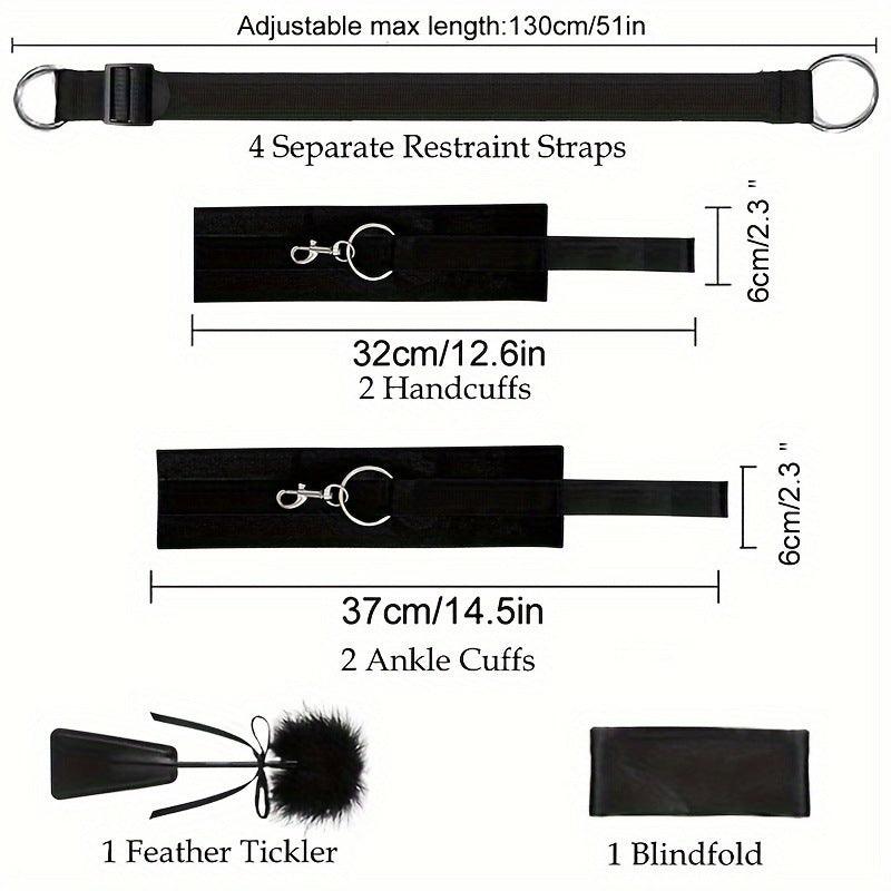 Unlock Pleasure with Our Easy-To-Use BDSM Bondage Set