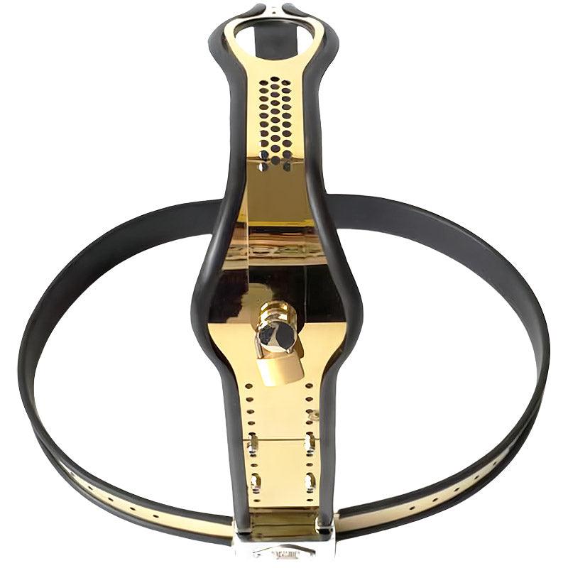 THORN GARDEN™ Titanium female chastity belt Can be used with anal and vaginal plugs