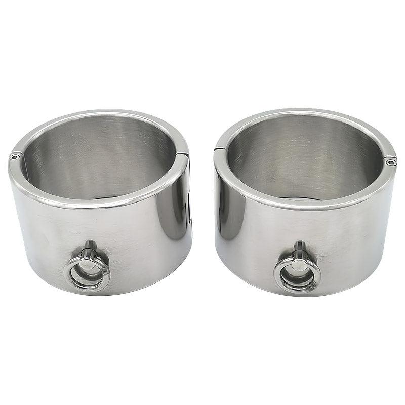 THORN GARDEN™ 4600g 60mm high bdsm Stainless Steel Shackles Restraint Set and free shipping