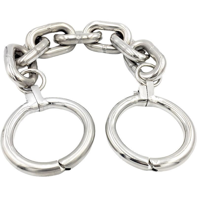 THORN GARDEN™ about 3kg thick 1.6cm Stainless steel ankle cuffs free shipping