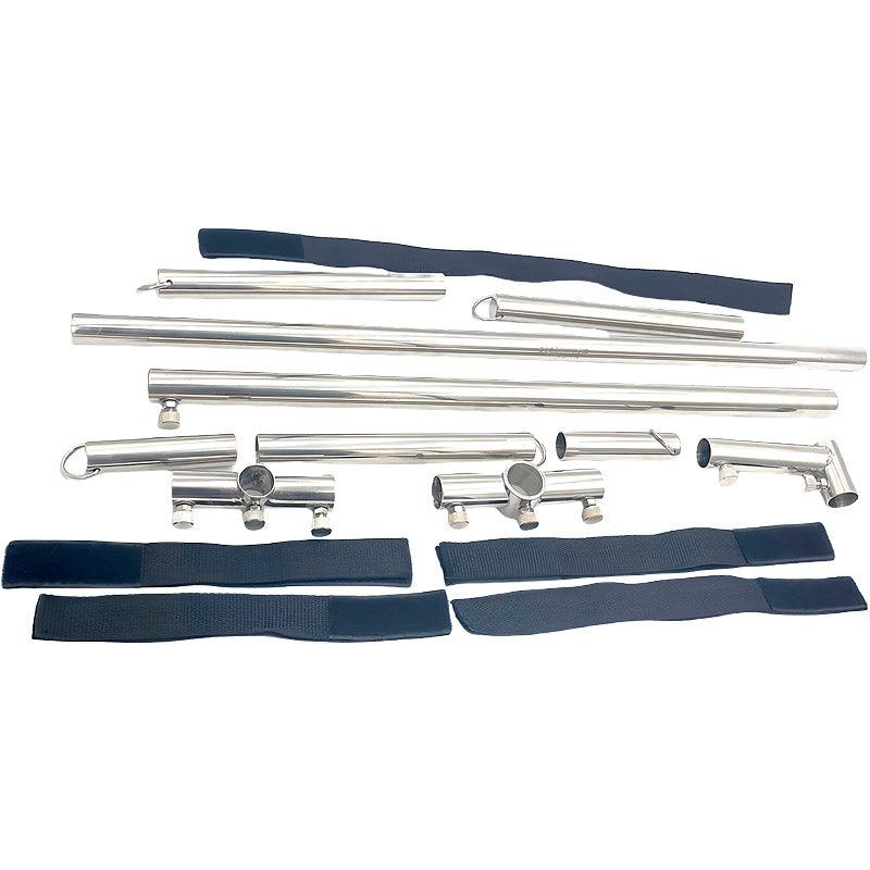 THORN GARDEN™ Stainless steel Doggy Style Bondage Rack with Textile cuffs - free shipping