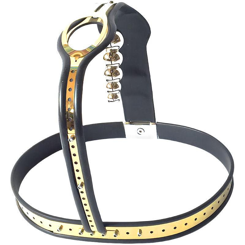 THORN GARDEN™ Titanium female chastity belt Can be used with anal and vaginal plugs