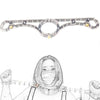 THORN GARDEN™ transparent straight bar wrists and neck restraint free shipping