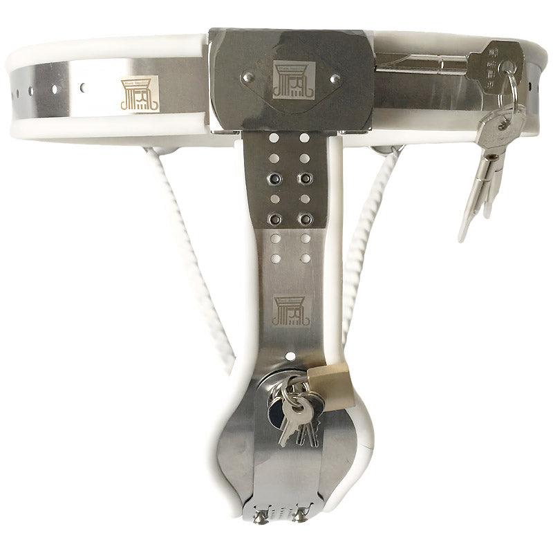 THORN GARDEN™ Women's lockable infibulation pants can be paired with anal plugs and vaginal plugs