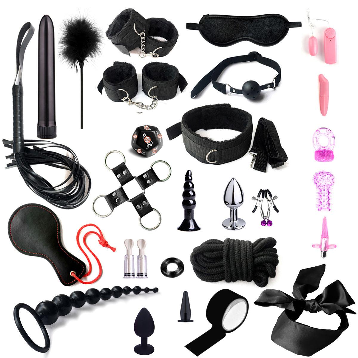 THORN GARDEN™ bdsm toy bondage set with butt plug and nipple clamps