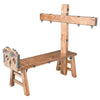 solid wood tickling bench - customized model