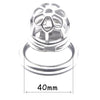 THORN GARDEN™ Stainless Steel Chastity Cage for Men: Plum Blossom Design