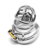 THORN GARDEN™ Stainless Steel Chastity Cage for Men: Plum Blossom Design