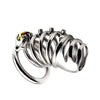 Unleash Passion with Adjustable Screw Attachment Male Chastity Lock