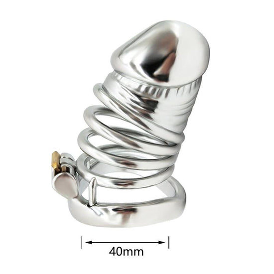 THORN GARDEN™ High-Quality Male Chastity Locks: Extended Design Assures Complete Confinement