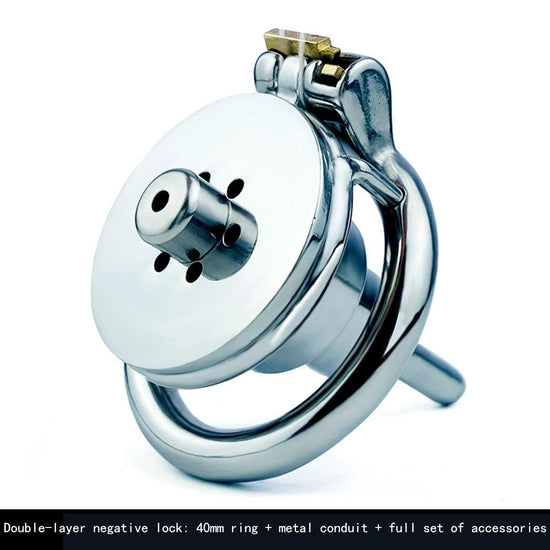 THORN GARDEN™ Bottom-Press Design: Secure 150D SS Series Cock Cage for Addictive Experience