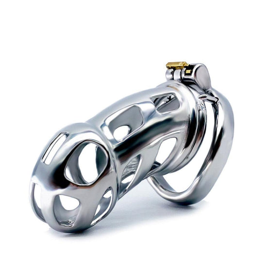 THORN GARDEN™ Cobra Arc Cage: Innovative Stainless Steel Chastity Solution for Pleasure!