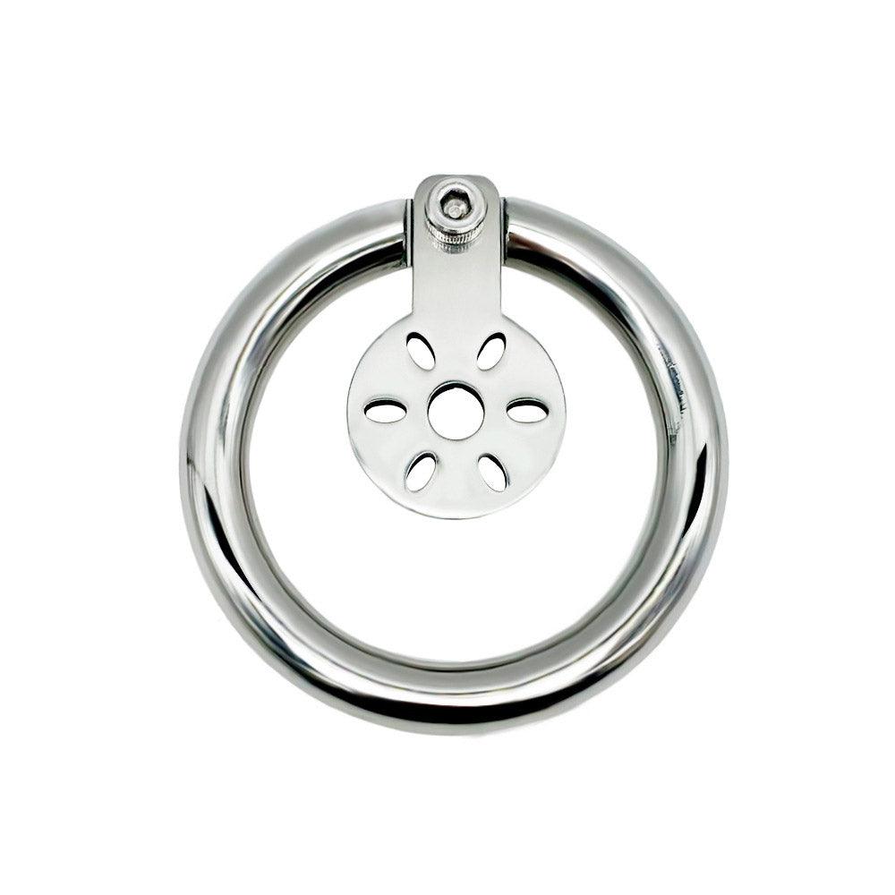 THORN GARDEN™ Discreetly Heighten Intimacy with No-Cage Stainless Steel 24mm Flat Lid Lock